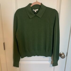 Banana Republic Olive Polo Sweater